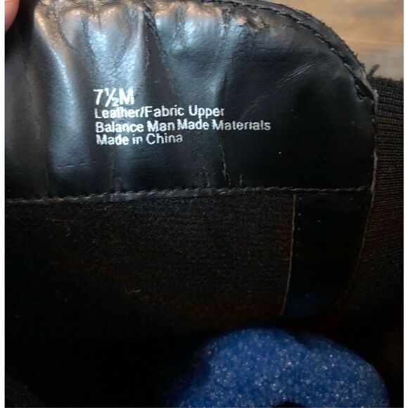 Ann Taylor Loft black leather riding boot with stretch band in back. Pull on siz - Picture 14 of 14